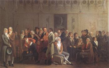Louis Leopold  Boilly An Artists' Party in the Studio of Isabey (mk05) china oil painting image
